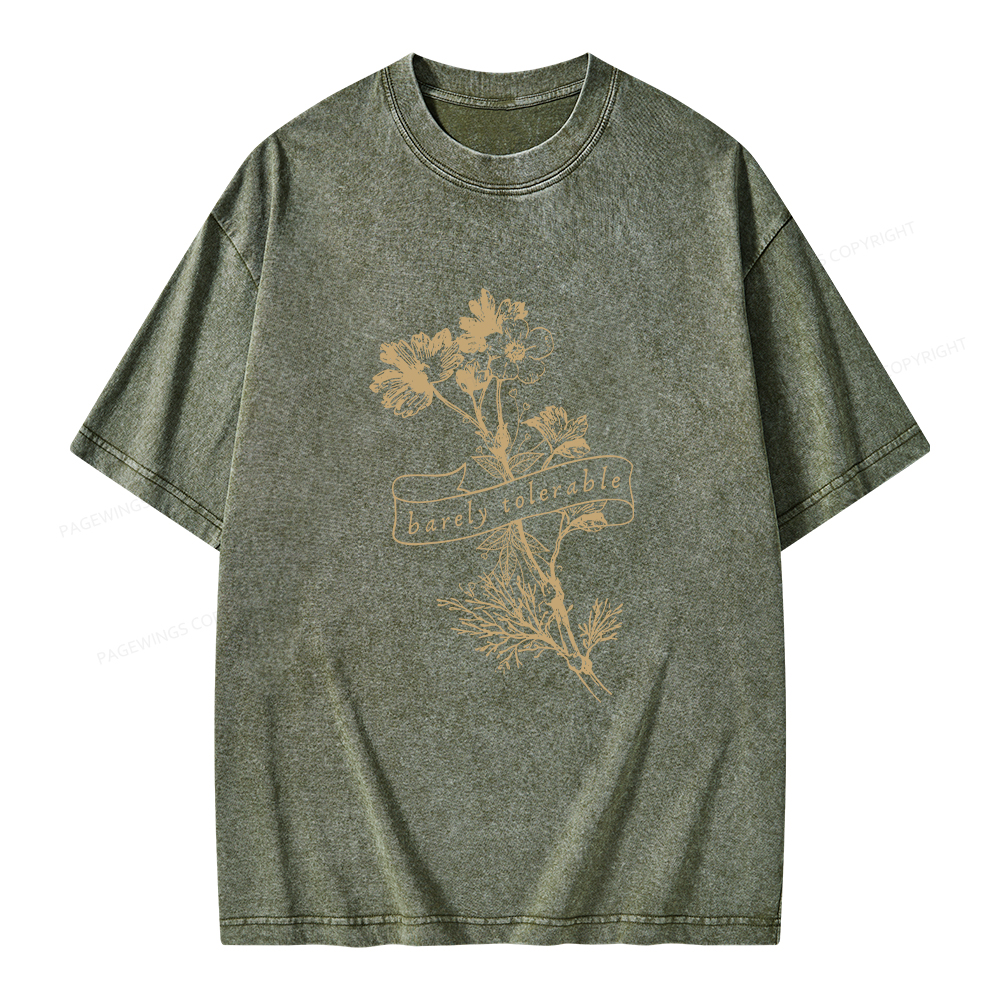 Pagewings Pride And Prejudice Jane Austen Unisex Washed T-shirt