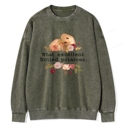 Pagewings Pride and Prejudice Unisex Washed Sweatshirt
