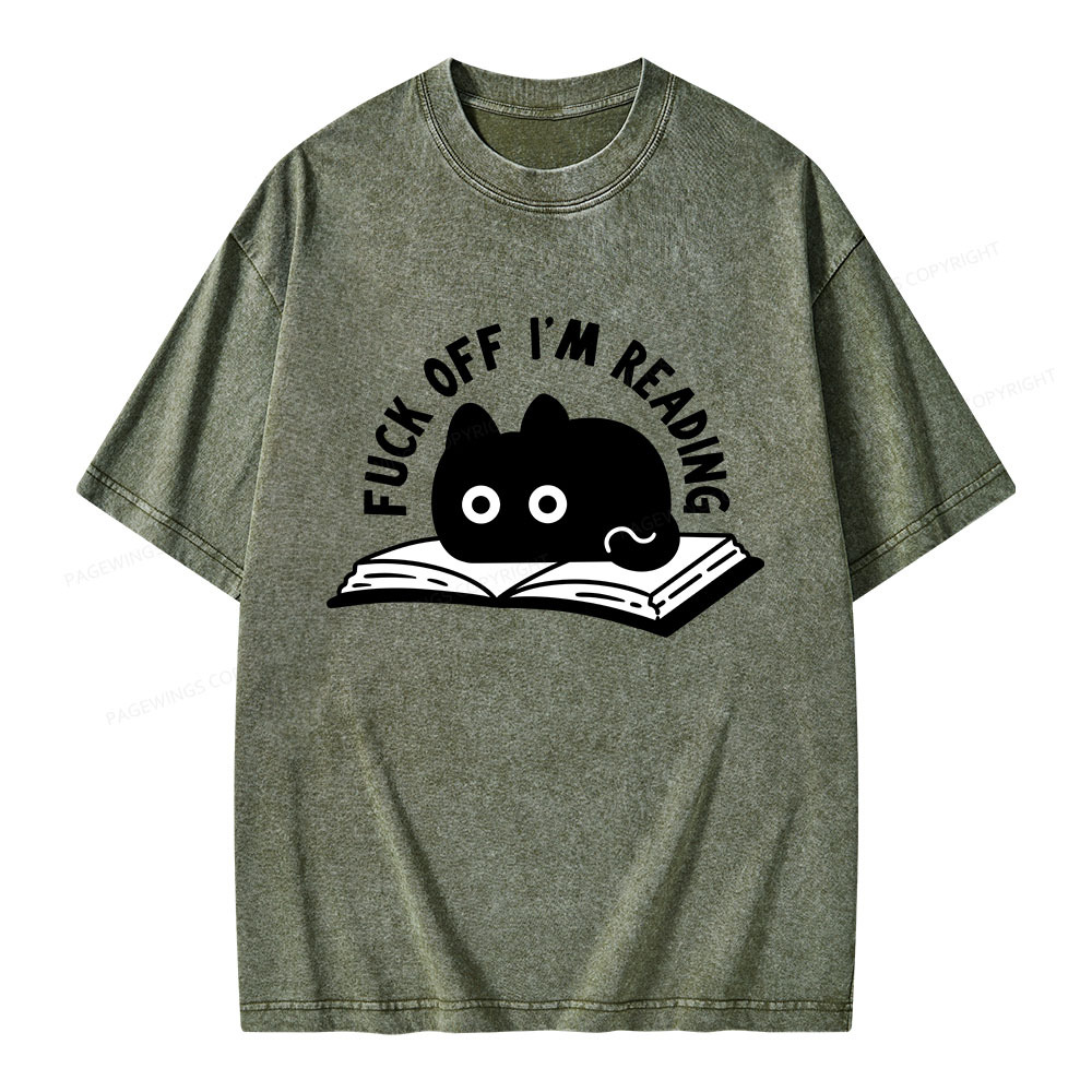 Pagewings I'm Reading Unisex Washed T-shirt