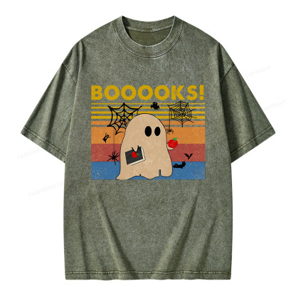 Pagewings Booooks Unisex Washed T-shirt