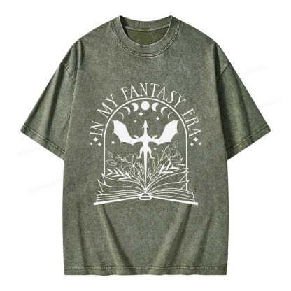 Pagewings In My Fantasy Era Unisex Washed T-shirt