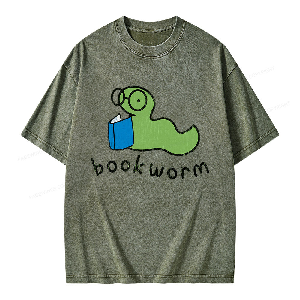 Pagewings Bookworm Unisex Washed T-shirt
