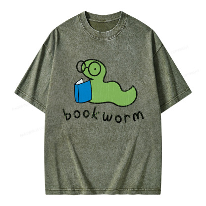 Pagewings Bookworm Unisex Washed T-shirt