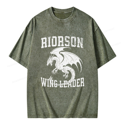 Pagewings Riorson Wing-Leader Unisex Washed T-shirt