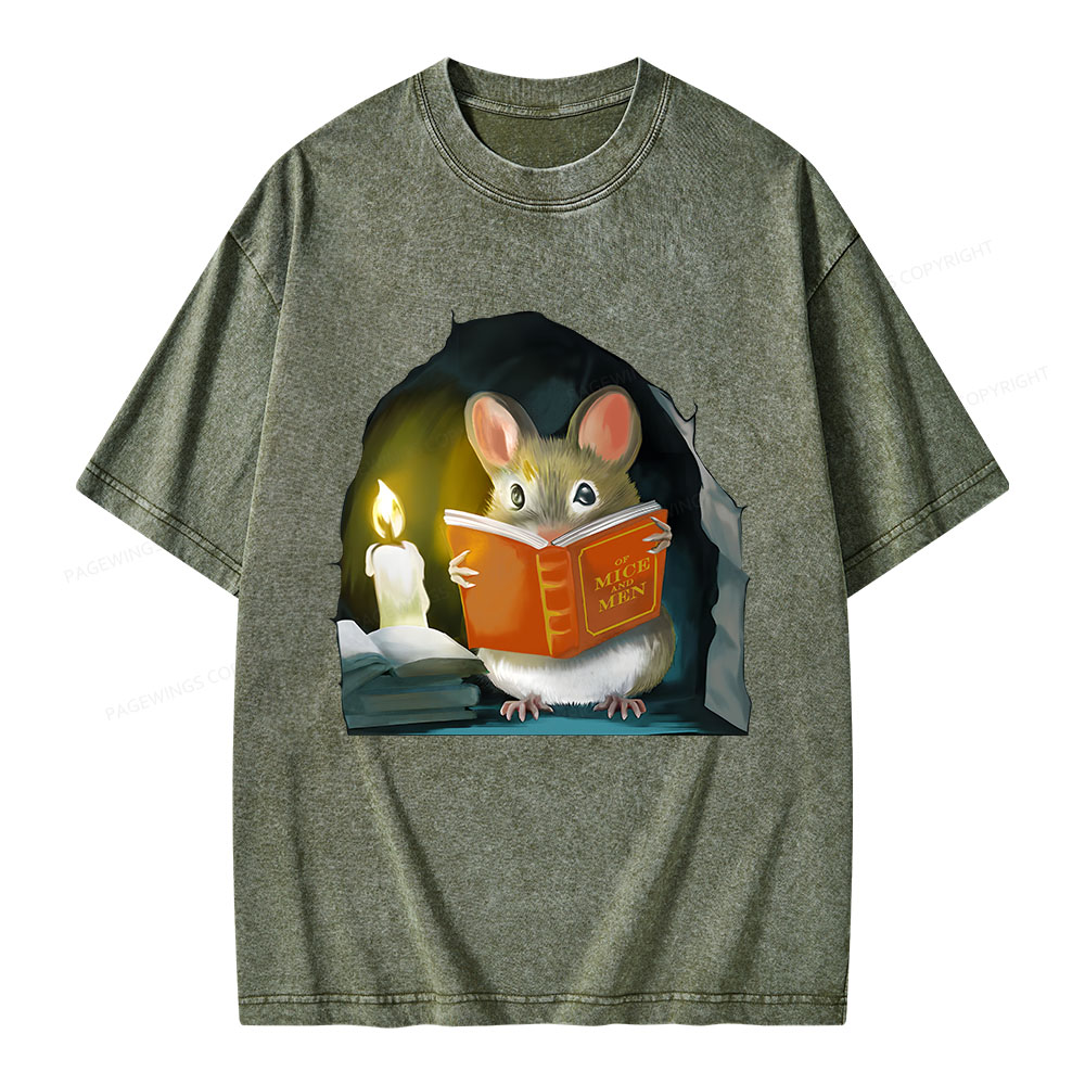 Pagewings Of Mice And Men Unisex Washed T-shirt