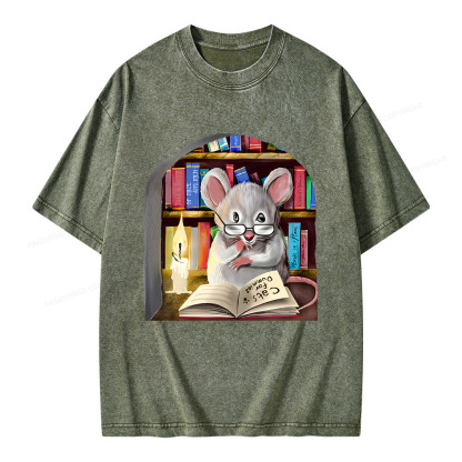 Pagewings Cats For Dummies Unisex Washed T-shirt