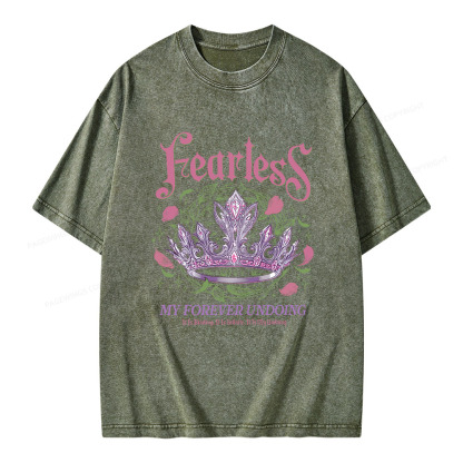 Pagewings Fearless Bookish Unisex Washed T-shirt
