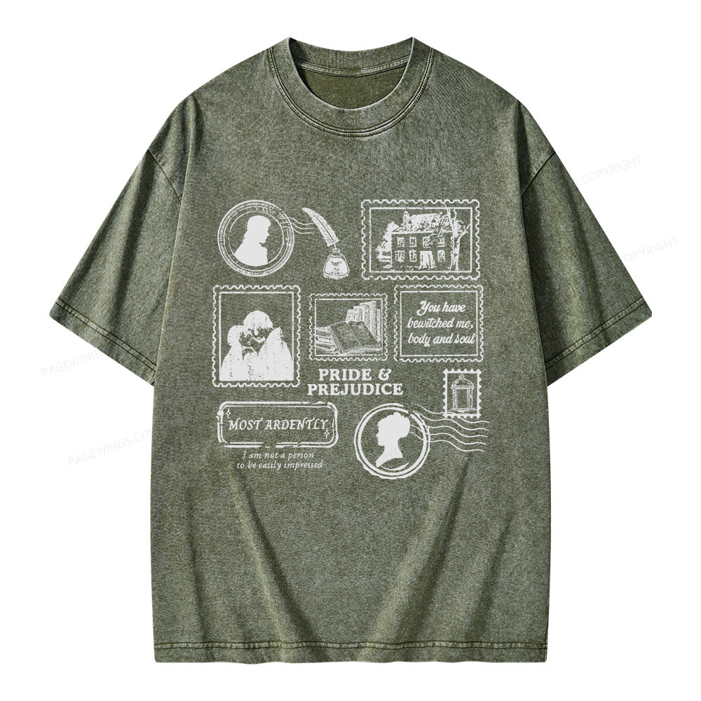 Pagewings You Have Bewitched Me Body And Soul Unisex Washed T-shirt