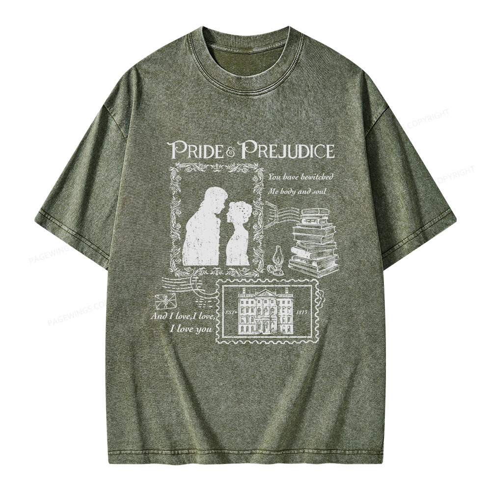 Pagewings And I Love I Love I Love you Unisex Washed T-shirt