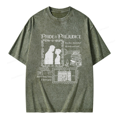 Pagewings And I Love I Love I Love you Unisex Washed T-shirt