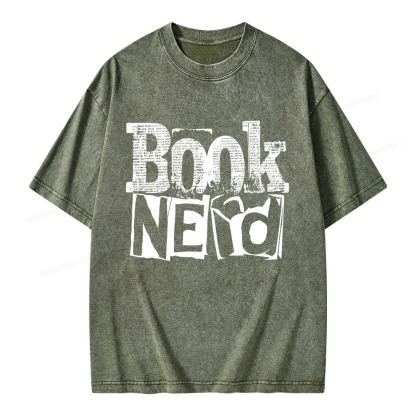 Pagewings Booknerd Unisex Washed T-shirt