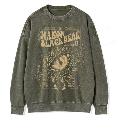 Pagewing  ACOTAR Crescent City Rhysand Unisex Washed Sweatshirt