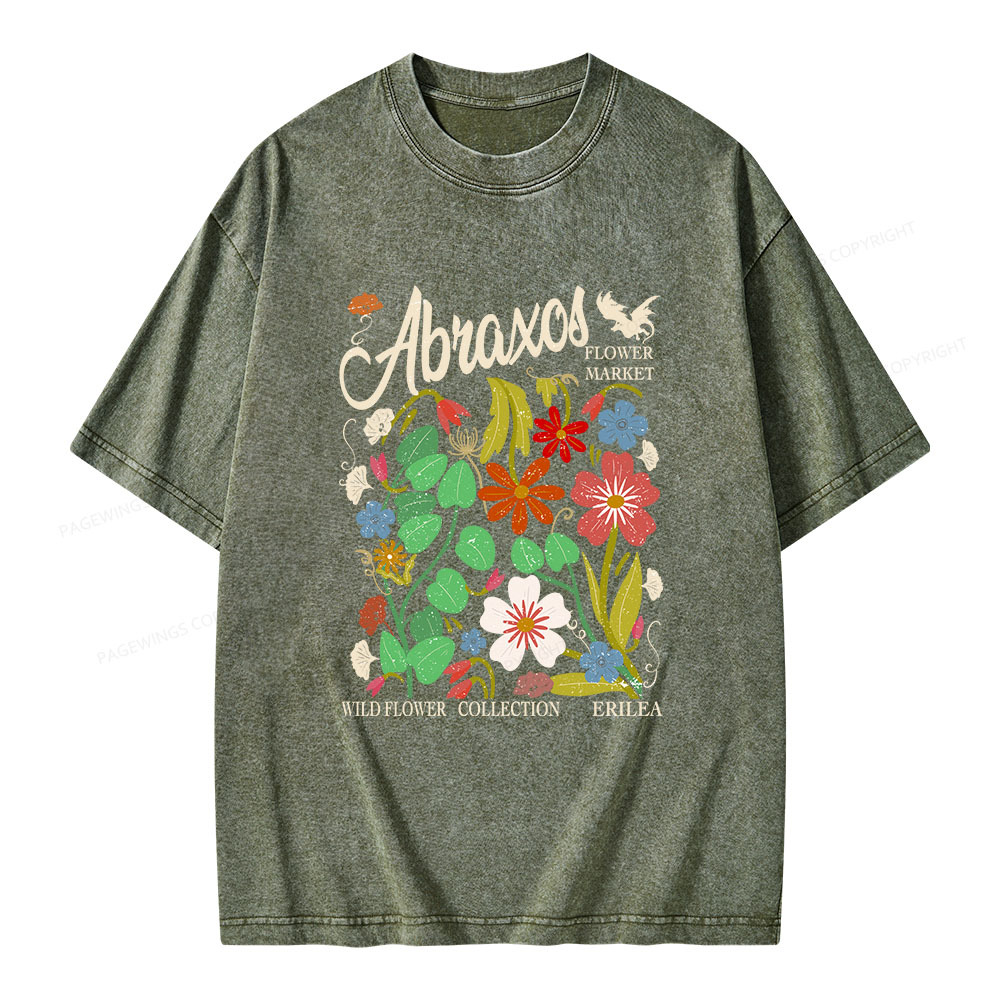 Pagewings Abraxos Unisex Washed T-shirt