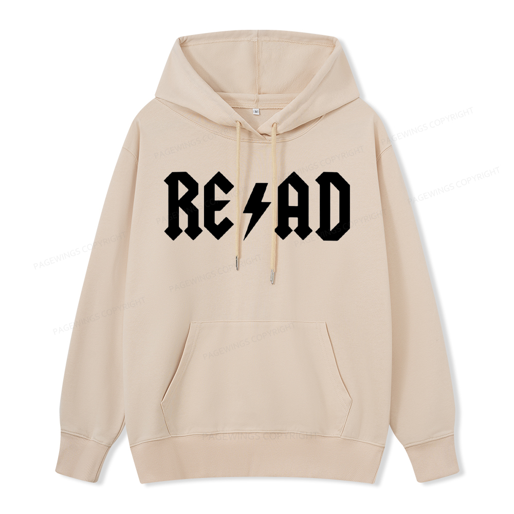 Pagewings Read Back In The Library "rock And Roll Unisex Classic Hoodie