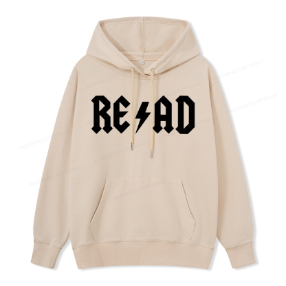 Pagewings Read Back In The Library "rock And Roll Unisex Classic Hoodie