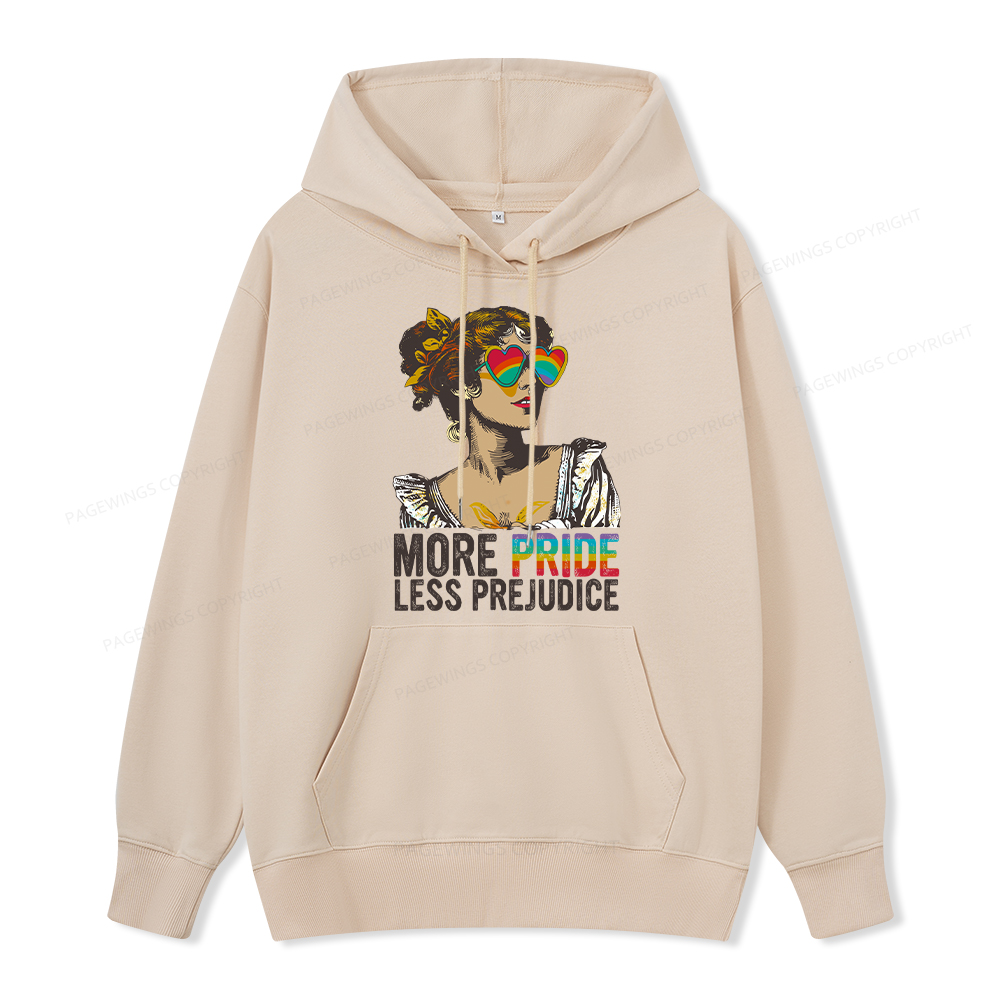 Pagewings More Pride Less Prejudice Unisex Classic Hoodie