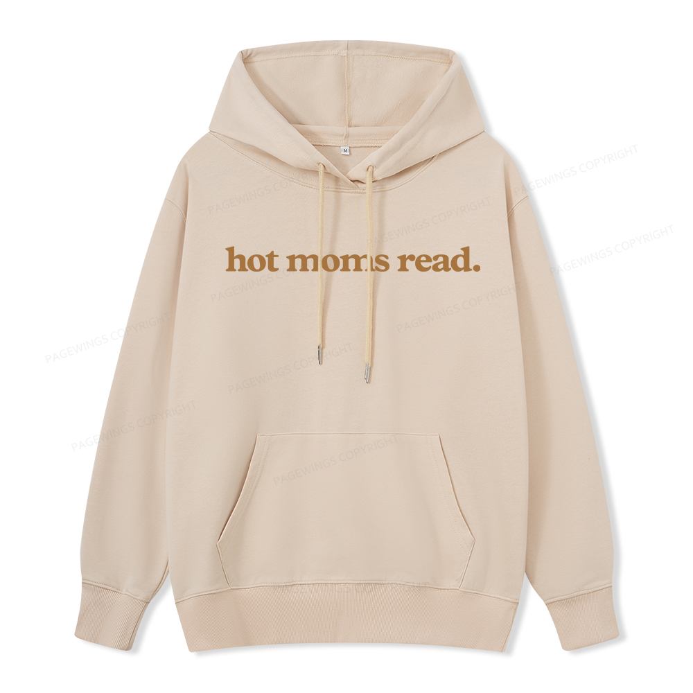 Pagewings Hot Moms Read Unisex Classic Hoodie