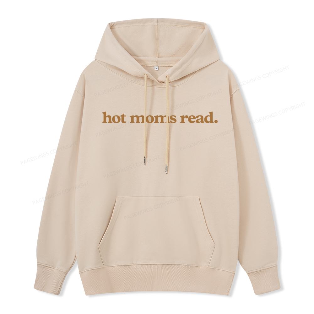Pagewings Hot Moms Read Unisex Classic Hoodie