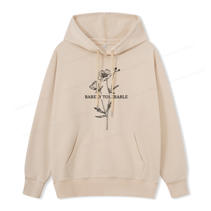 Pagewings Barely Tolerable Unisex Classic Hoodie