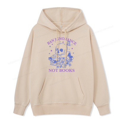 Pagewings Ban Lgnorance Not Books Unisex Classic Hoodie