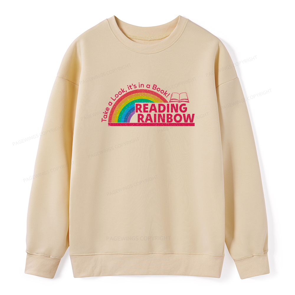 Pagewings Reading Rainbow Unisex Classic Sweatshirt