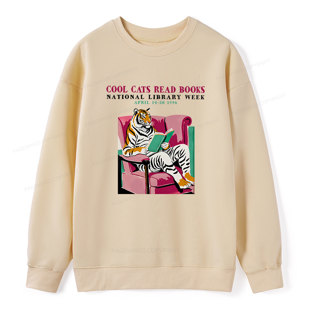 Pagewings Library Week Poster 1996 Unisex Classic Sweatshirt