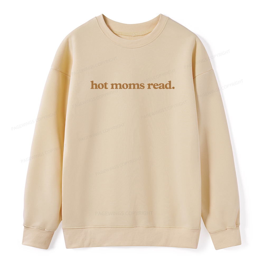 Pagewings Hot Moms Read Unisex Classic Sweatshirt