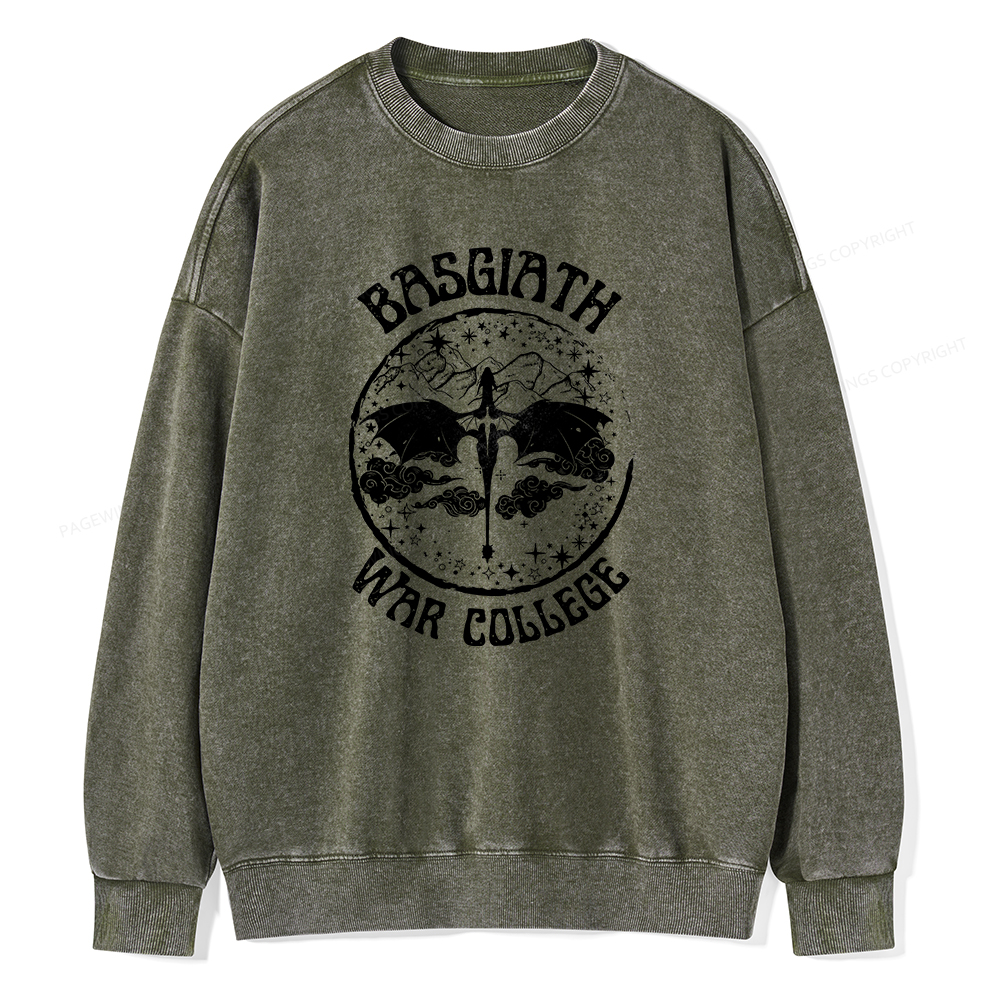 Pagewing Fouth Wings Unisex Washed Sweatshirt