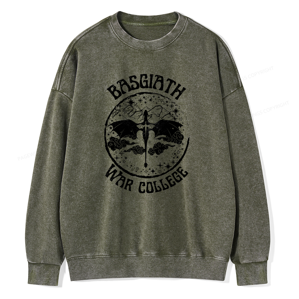 Pagewing Fouth Wings Unisex Washed Sweatshirt