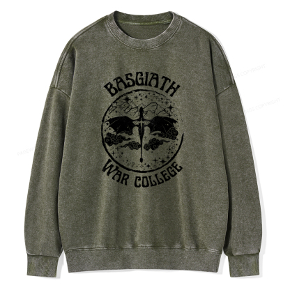 Pagewing Fouth Wings Unisex Washed Sweatshirt