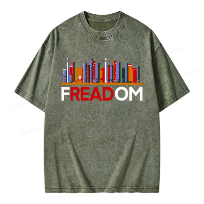 Pagewings Freadom Unisex Washed T-shirt