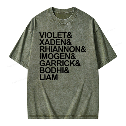 Pagewing Fourth Wing MC Classic T-Shirt Unisex Washed T-shirt