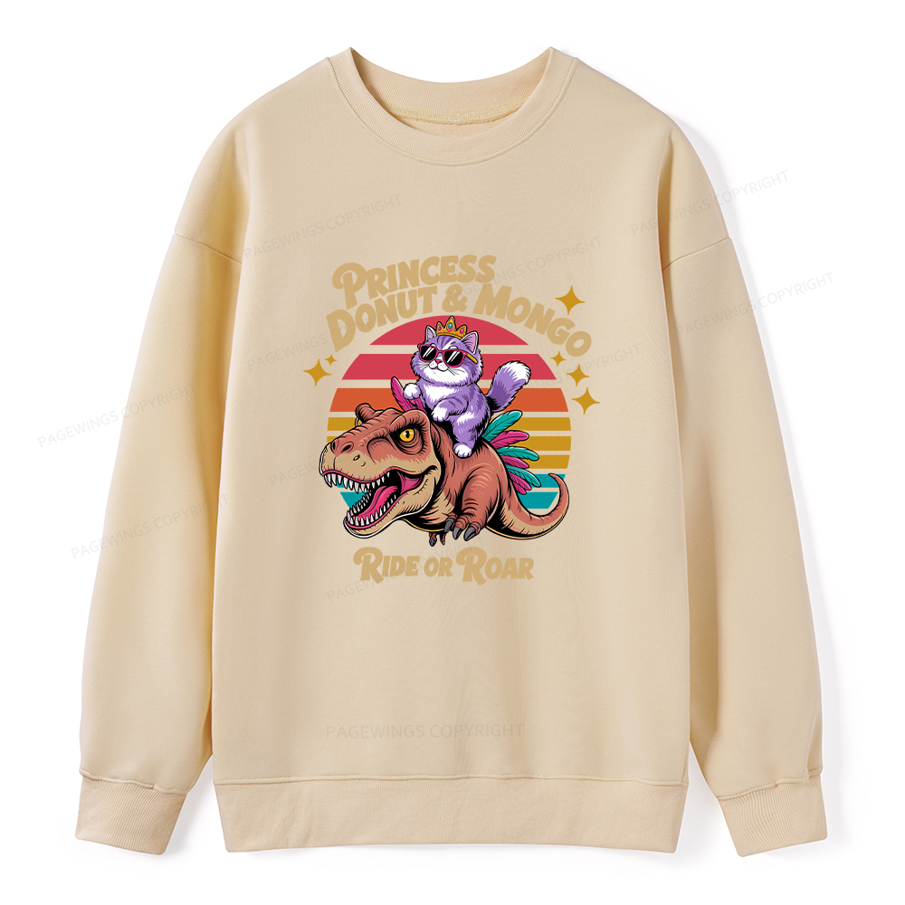 Pagewings Princess Donut & Mongo Unisex Classic Sweatshirt