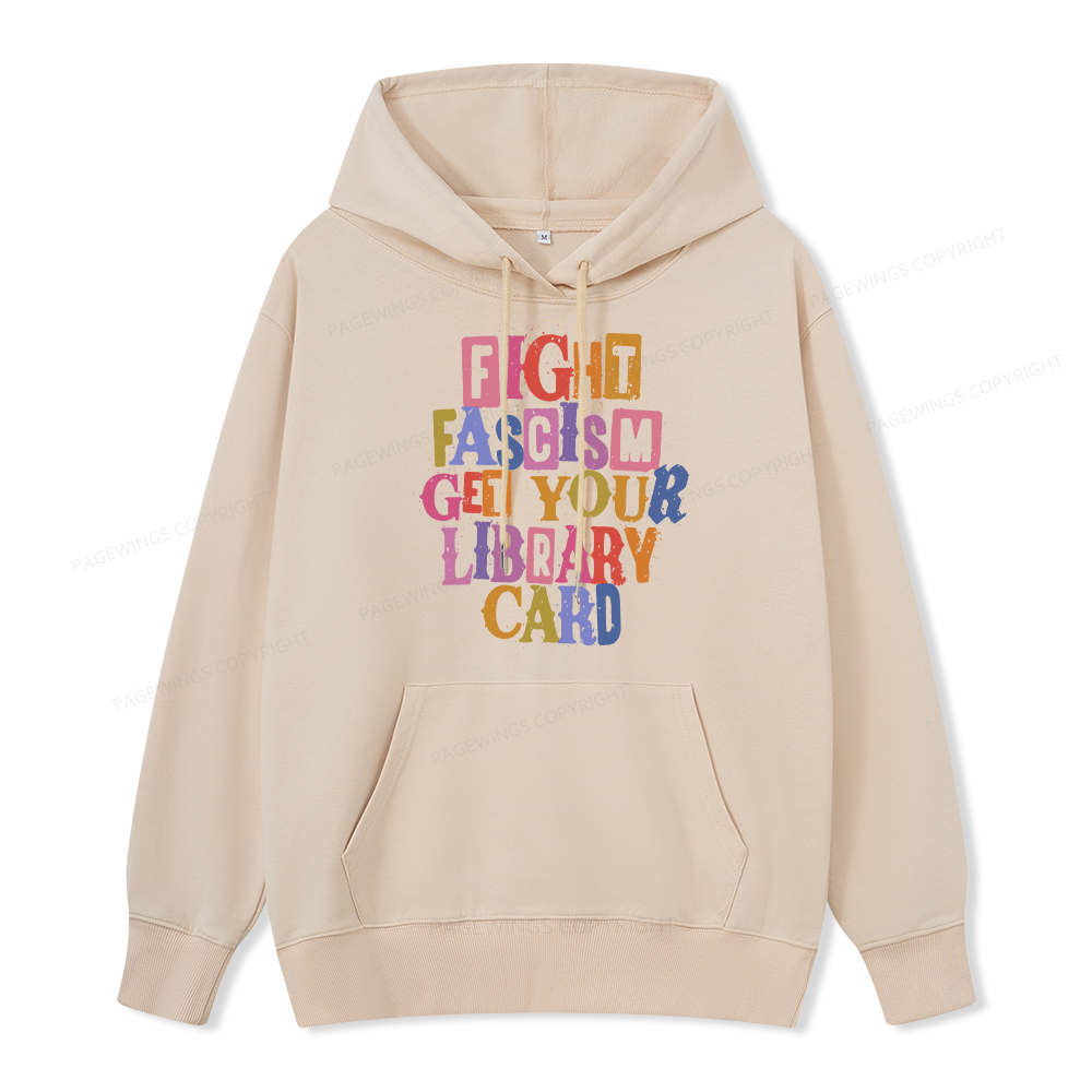 Pagewings Get Your Library Card Unisex Classic Hoodie