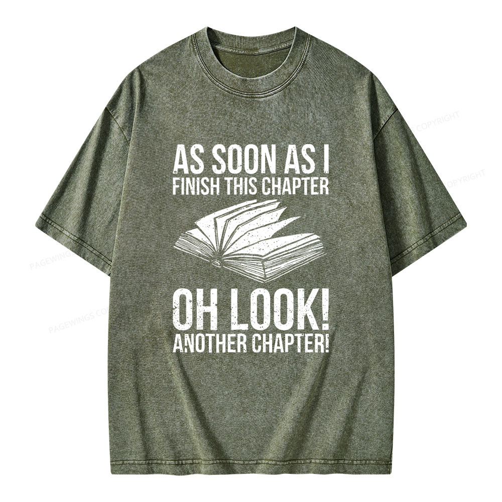 Pagewings Another Chapter Unisex Washed T-shirt