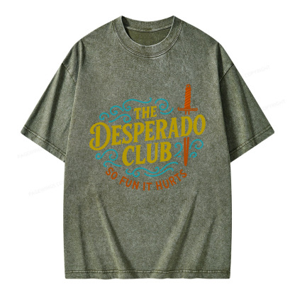 Pagewings The Desperado Club Unisex Washed T-shirt