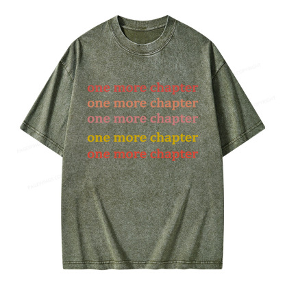 Pagewings One More Chapter Unisex Washed T-shirt