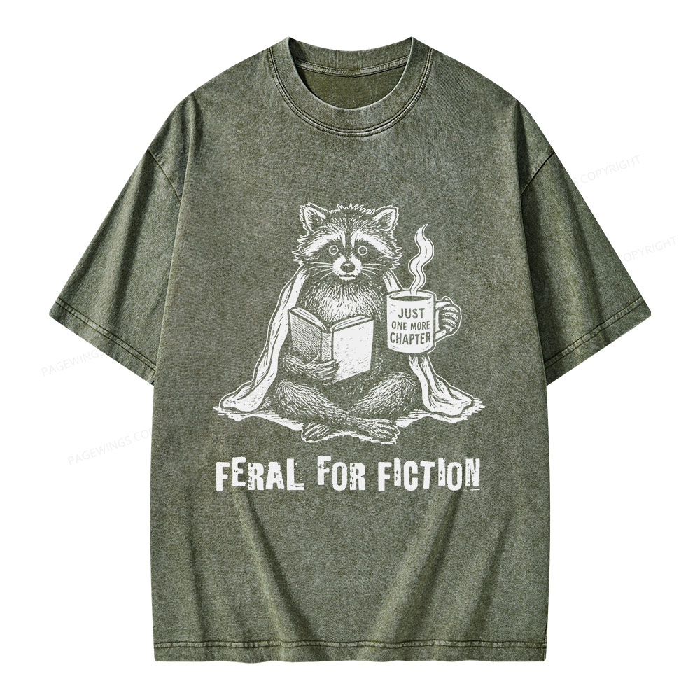 Pagewings One More Chapter Unisex Washed T-shirt