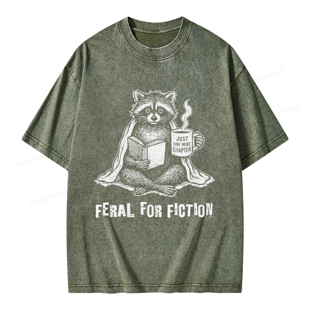 Pagewings One More Chapter Unisex Washed T-shirt