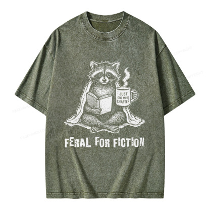 Pagewings One More Chapter Unisex Washed T-shirt
