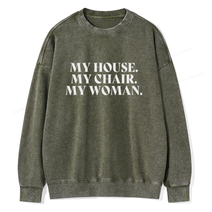 Pagewin My House Fourth Wing Classic T-Shirt Unisex Washed Sweatshirt