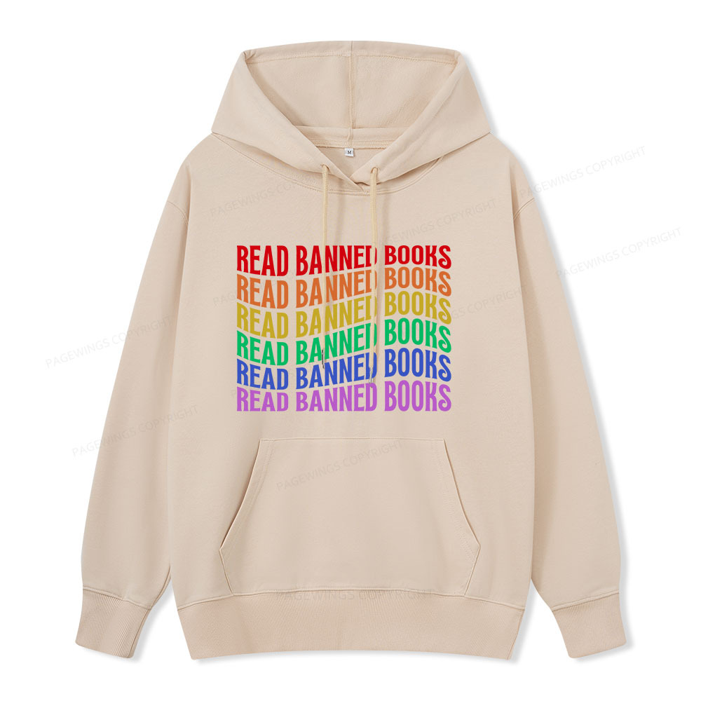Pagewings Read Banned Books Unisex Classic Hoodie