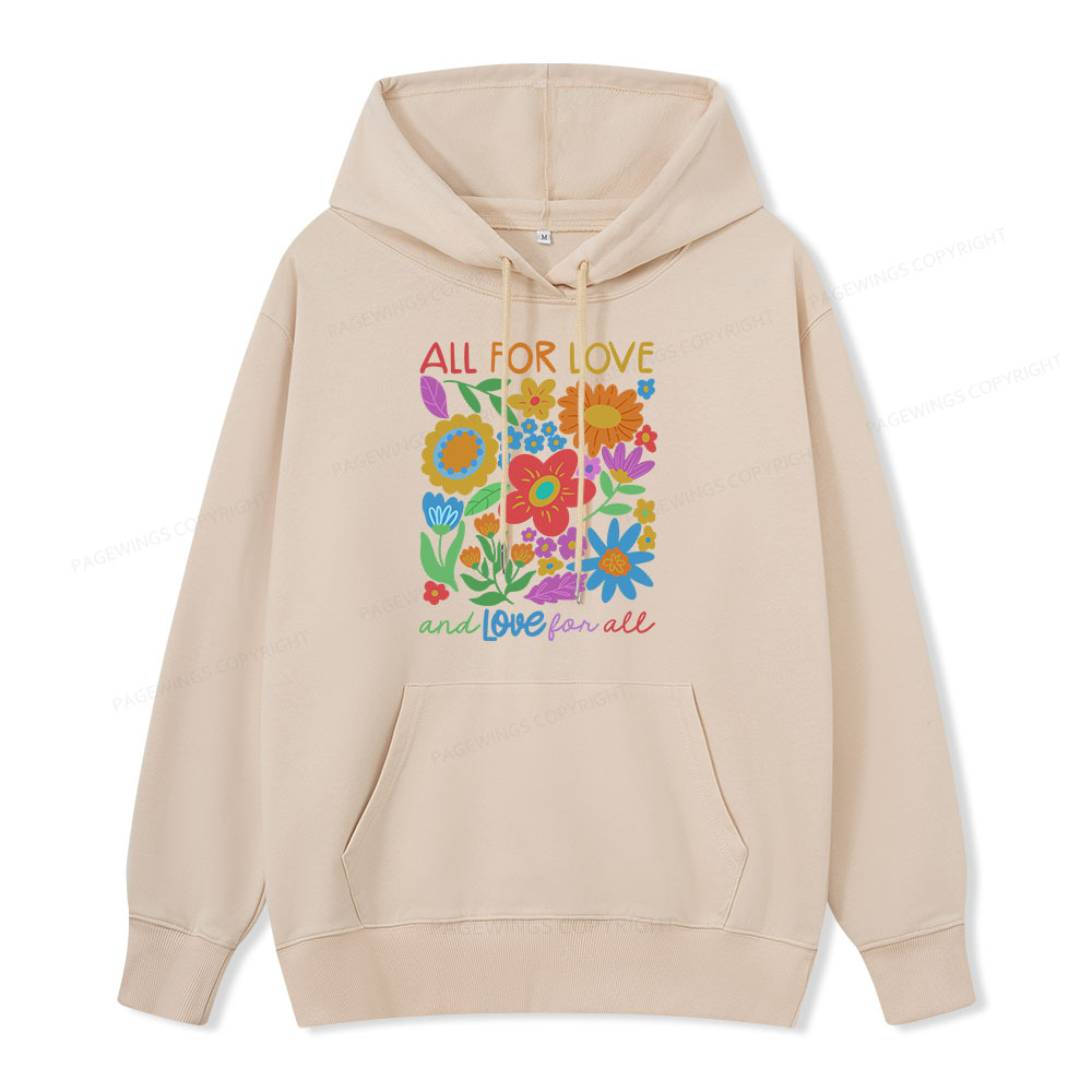 Pagewings All For Love Unisex Classic Hoodie