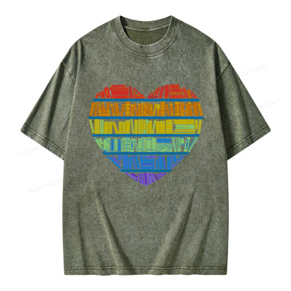 Pagewings All Love for knowledge Unisex Washed T-shirt