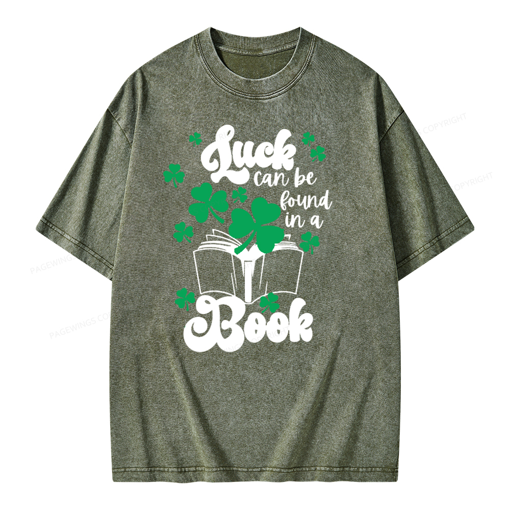 Pagewing Book Lover Shirt, Teacher Book Shirt Unisex Washed T-shirt