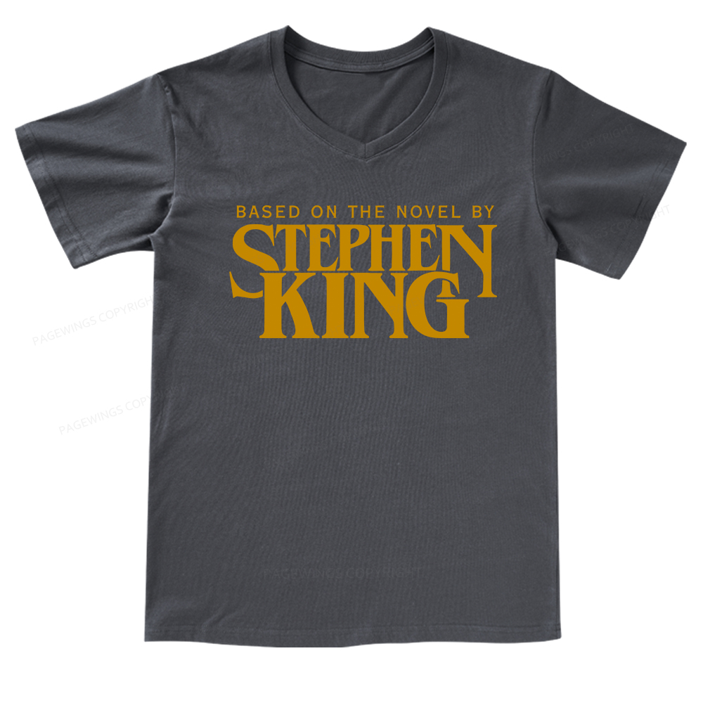 Pagewings Based On A Novel By Stephen King V-neck T-shirt