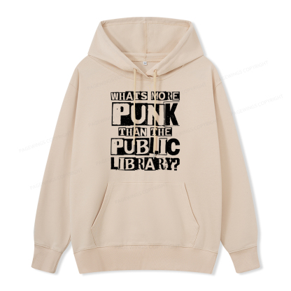Pagewings What‘s More Punk Than the Public Library Unisex Classic Hoodie
