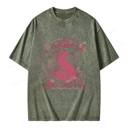 Pagewings The Magnificent North Unisex Washed T-shirt