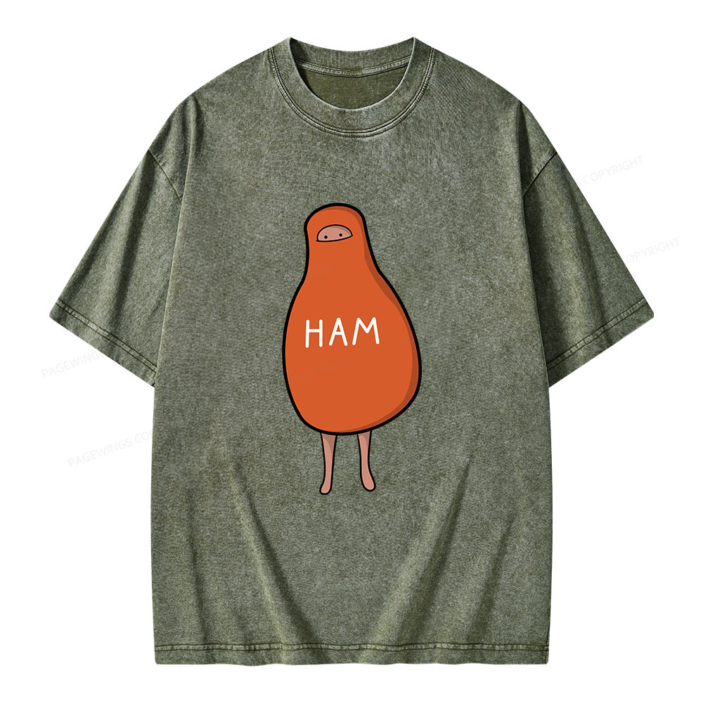 Pagewings Scout Ham Unisex Washed T-shirt