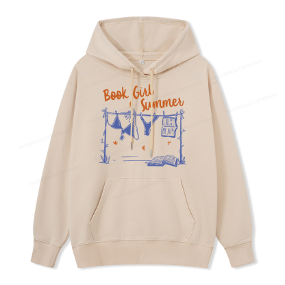 Pagewings Book Girl Summer Bookish Unisex Classic Hoodie